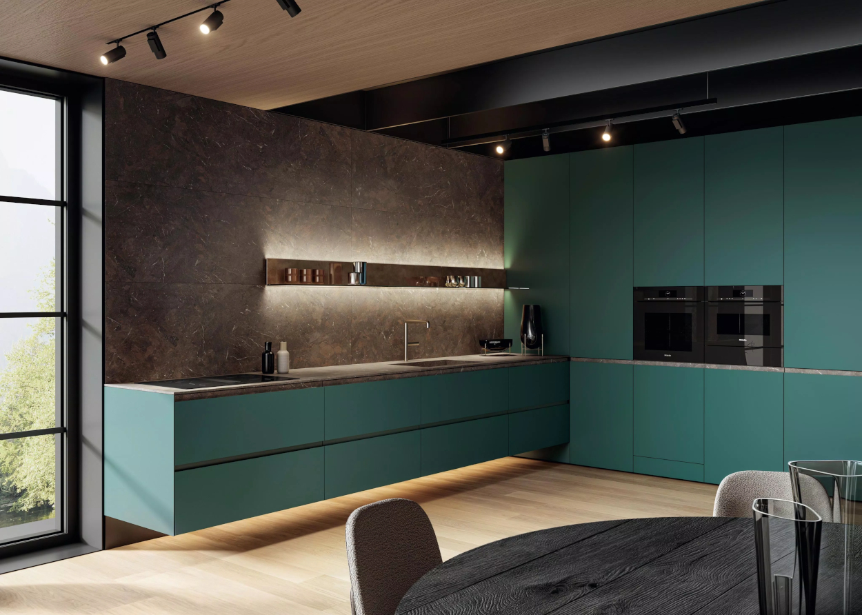 Cocina suspendida Lago