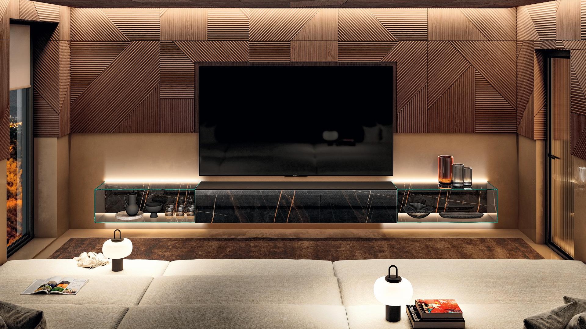 Cómo distribuir un salón-comedor con piezas modulares LAGO